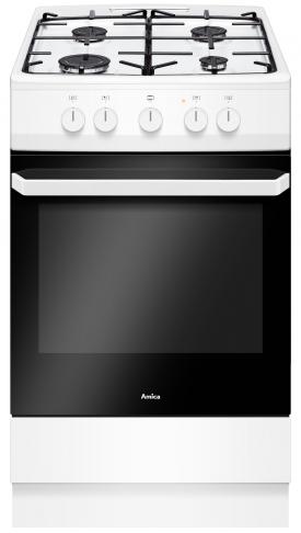 Amica Kuchnia wolnostojąca gazowo-elektryczna 500 - 58GE1.23PF(W) Amica Kuchnia wolnostojąca gazowo-elektryczna 500 - 58GE1.23PF(W)